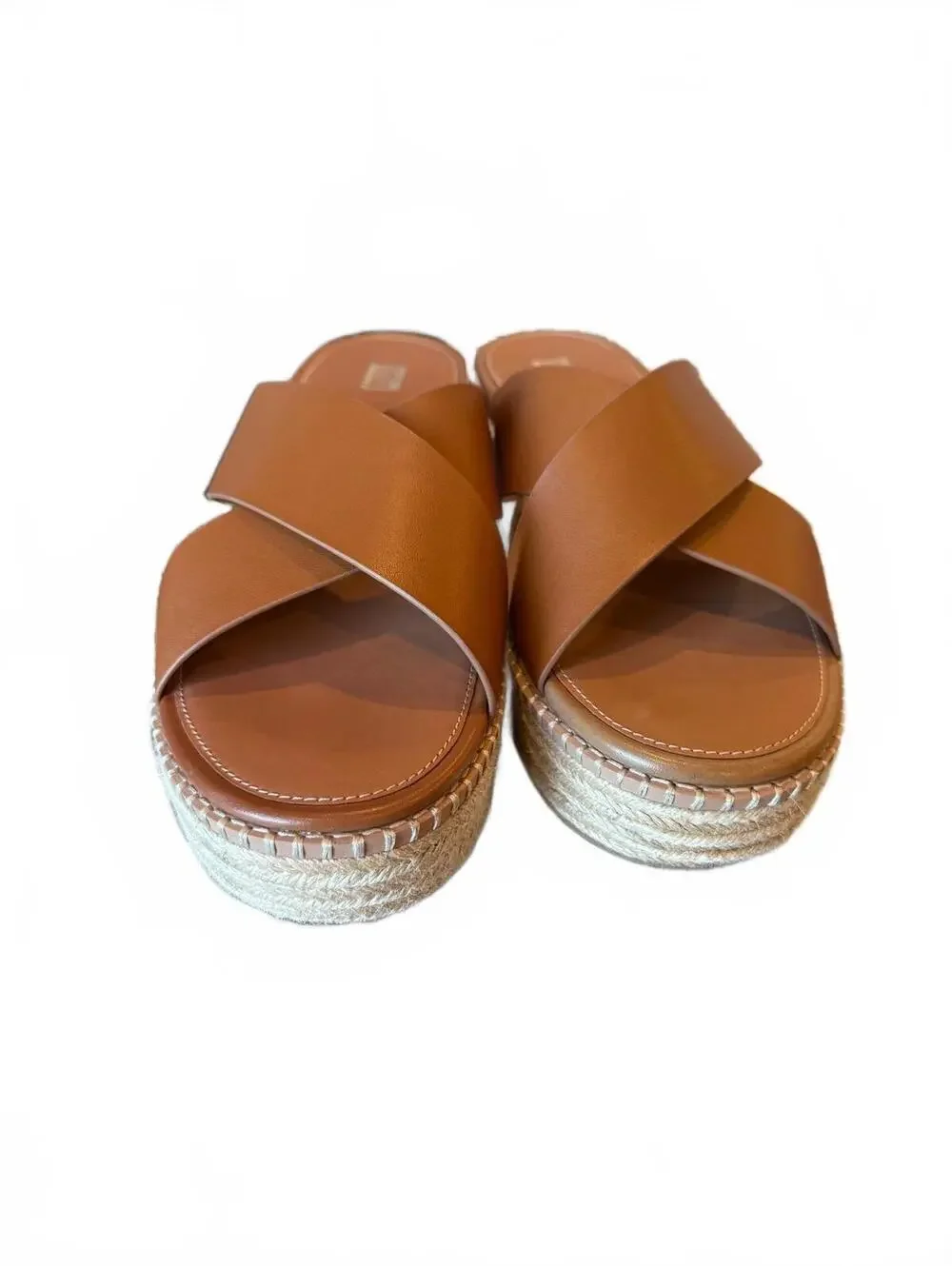 FitFlop Eloise Espadrille Wedge Slide Sandals Size 10